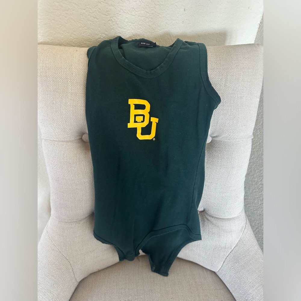 BU (Baylor university) bodysuit